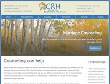 Tablet Screenshot of center-for-relationship-health.com